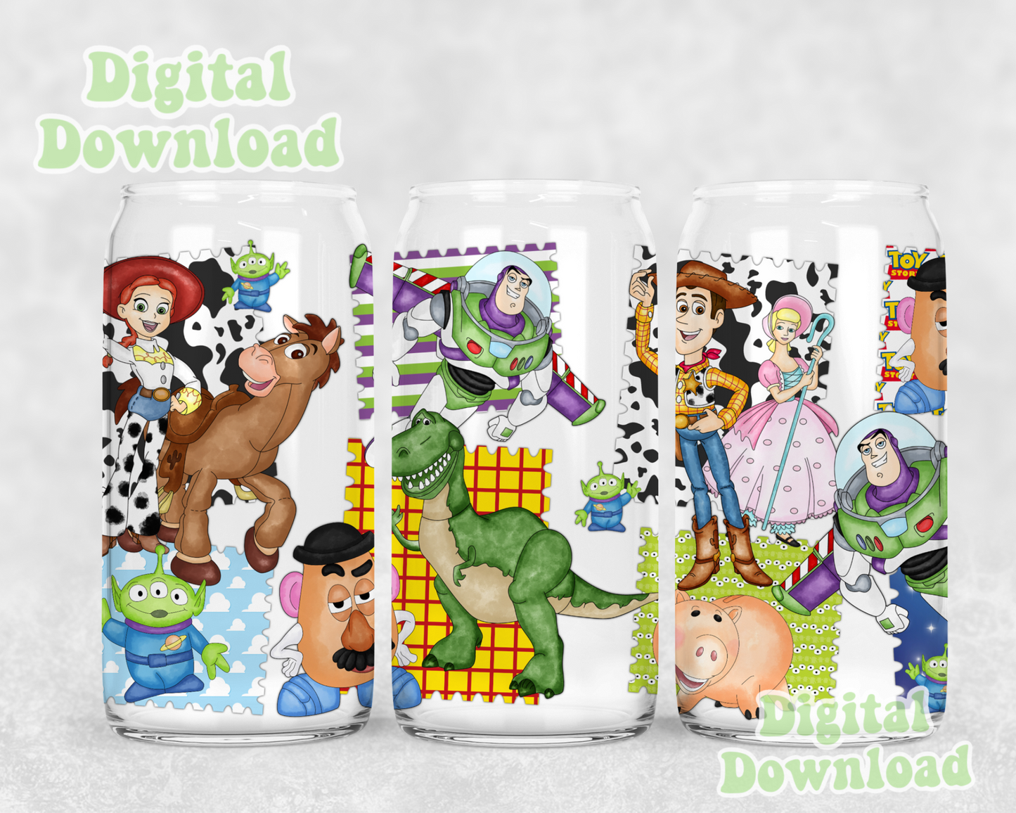 Digital Download ONLY!! 16oz wrap - Western TS 2
