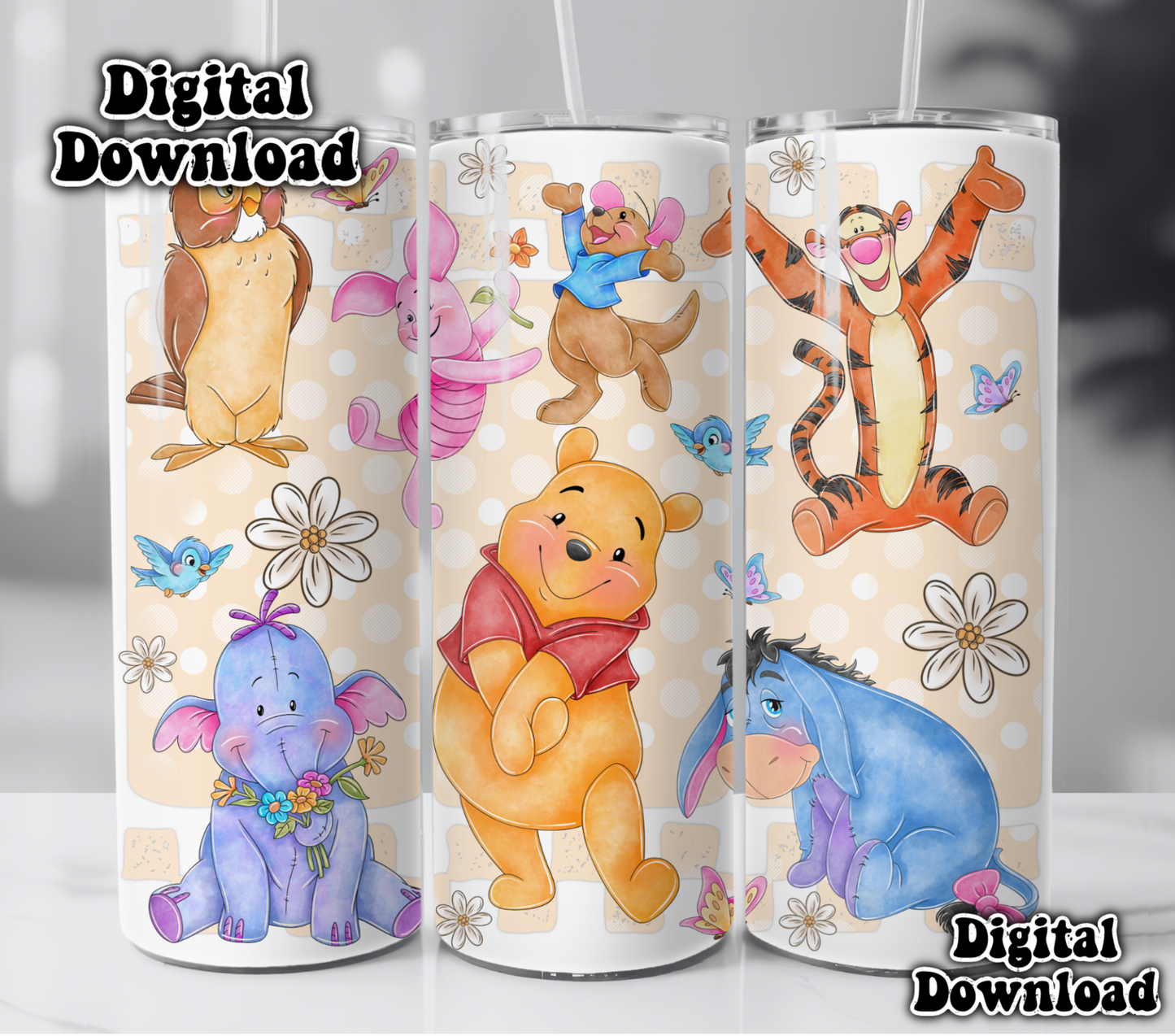 Digital Download ONLY!! - 20oz wrap- Friends