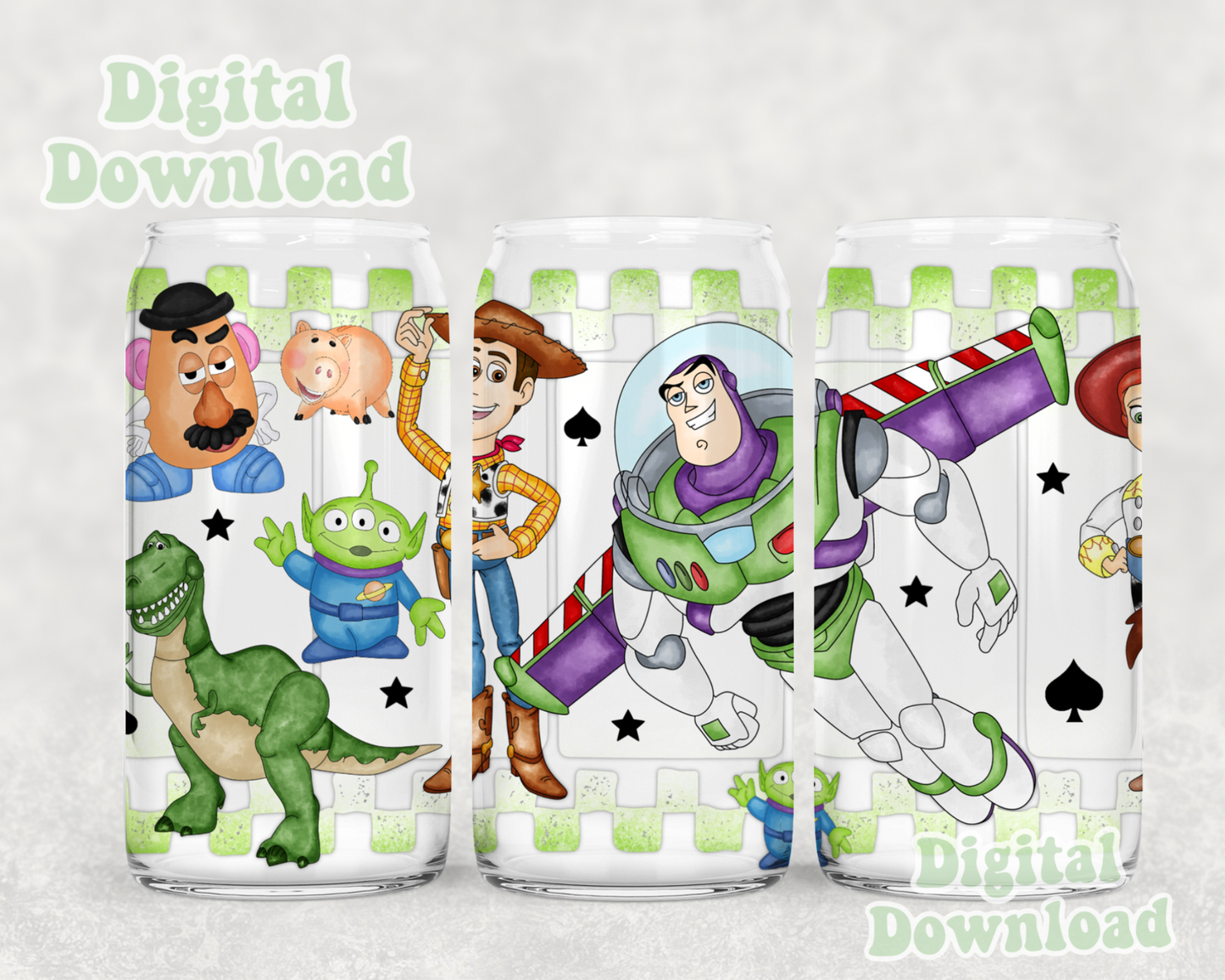 Digital Download ONLY!! 16oz wrap - Toys