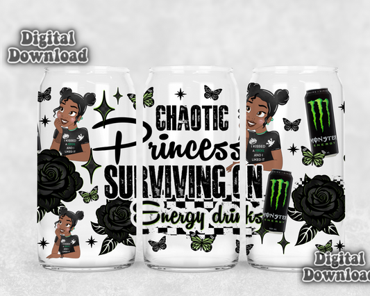 Digital Download ONLY!! 16oz wrap - Chaotic princess 2