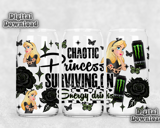 Digital Download ONLY!! 16oz wrap - Chaotic princess 4