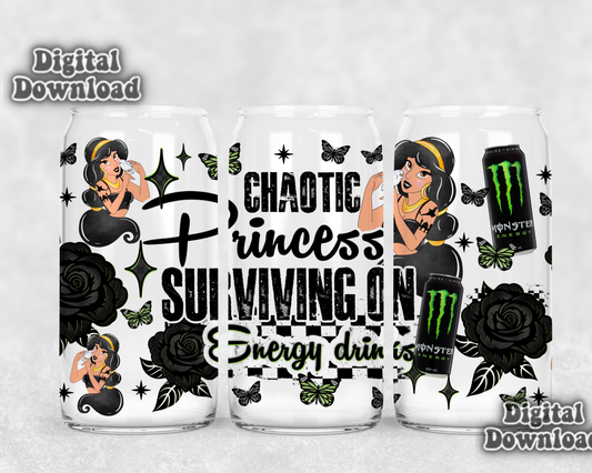 Digital Download ONLY!! 16oz wrap - Chaotic princess 6