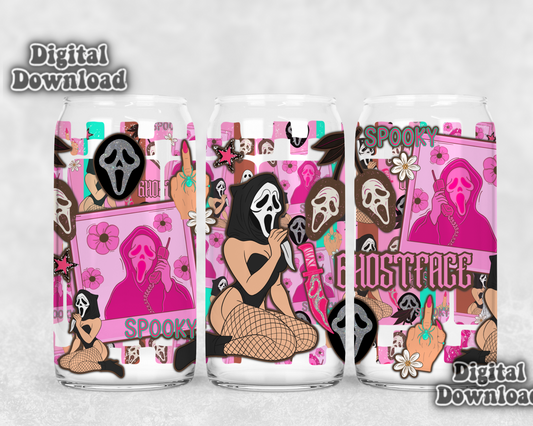 Digital Download ONLY!! 16oz wrap - GF Aesthetics overlayed background on green stripes