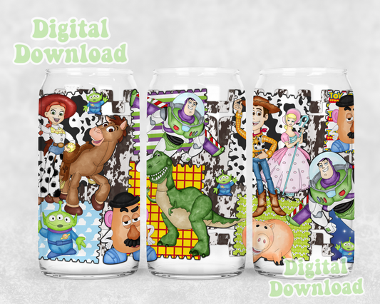 Digital Download ONLY!! 16oz wrap - Western TS 3